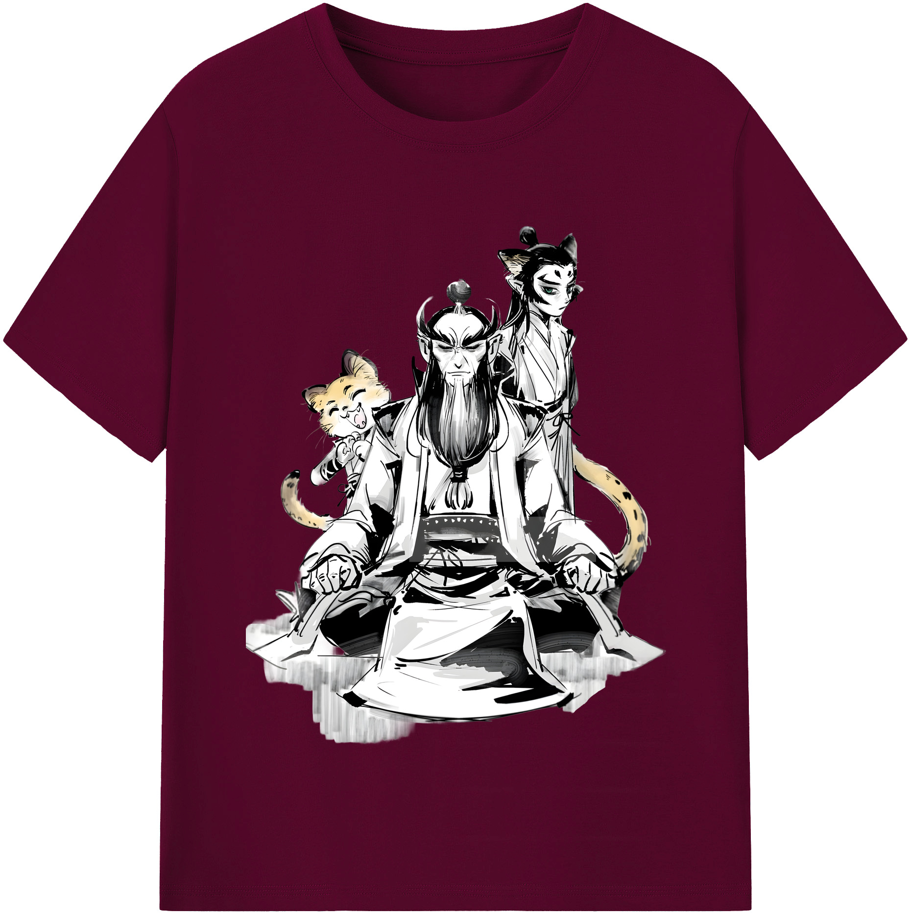 （画像用） Ne Zha 2 ナタ 魔童の大暴れ レディースカジュアルプリントTシャツ（綿100％）